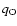 $q_{\rm O}$