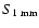 $S_{\rm
1~mm}$