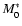 $M^{\ast}_{0}$