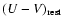 $(U-V)_{\rm rest}$