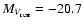 $M_{V_{\rm rest}}=-20.7$
