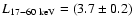 $L_{\rm 17{-}60~keV} =(3.7\pm0.2)$