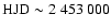 $\rm HJD\sim2~453~000$
