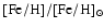 $\rm [Fe/H]/[Fe/H]_\odot$