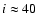 $i\approx 40$