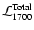 ${\cal L}_{1700}^{{\rm Total}}$