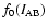 $f_0(I_{{\rm AB}})$