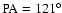 ${\rm
PA} =121^\circ$