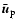 $\bar{\vec{u}}_{\rm p}$