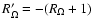 $R_\Omega'=-(R_\Omega+1)$