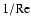 $1/{\rm Re}$