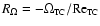 $R_\Omega=-\Omega_{\mbox{\tiny TC}}/{\rm Re}_{\mbox{\tiny TC}}$