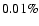 $0.01\%$