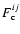 $F_{\rm c}^{ij}$