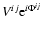 $V^{ij}{\rm e}^{i\Phi^{ij}}$