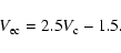 \begin{displaymath}%
V_{{\rm ec}}= 2.5V_{\rm c} - 1.5.
\end{displaymath}