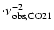 $\cdot\nu_{\rm obs,CO21}^{-2}$