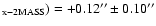 $_{\rm
x-2MASS})=+0.12''\pm0.10''$