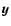 $\vec{y}$