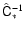 $\hat{\tens{C}}^{-1}_*$