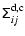 $\displaystyle \tens{\Sigma}^{\rm d,c}_{ij}$