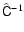 $\hat{\tens{C}}^{-1}$