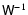 $\tens{W}^{-1}$