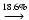 $\stackrel{18.6\%}{\longrightarrow}$