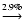 $\stackrel{2.9\%}{\longrightarrow}$
