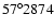 $57^{\circ}2874$