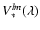 $V_{*}^{lm}(\lambda)$