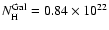 $N_{\rm H}^{\rm Gal} =
0.84\times 10^{22}$
