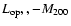 $L_{\rm op},,{-}M_{200}$