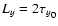 $L_y=2 {\tau_y}_0$