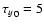 ${\tau_y}_0=5$