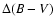 $\Delta (B-V)$