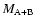 $M_{\rm A+B}$
