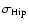 $\sigma_{\rm Hip}$