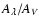 $A_{\lambda}/A_{V}$