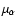 $\mu_{\alpha}$