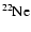 $\rm {}^{22}\kern-0.6ptNe$