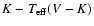 $K-T_{\rm eff}(V-K)$