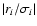 $\vert r_i/\sigma _i\vert$