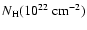$N_{\rm H} (10^{22}~{\rm cm}^{-2})$