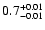 $\rm0.7^{+0.01}_{-0.01}$