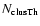 $N_{\rm clusTh}$