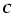 $\vec{C}$