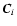 $\vec{C}_i$