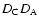 $D_{\rm C}D_{\rm A}$