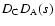 $D_{\rm C}D_{\rm A}(s)$